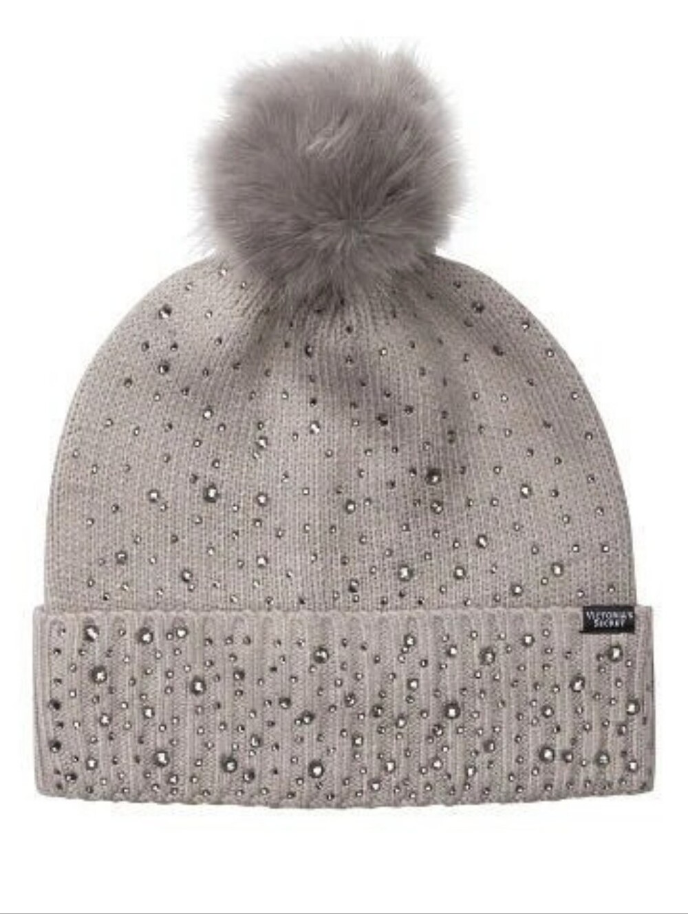 Victoria's Secret Sparkly Knit Pom Pom Beanie